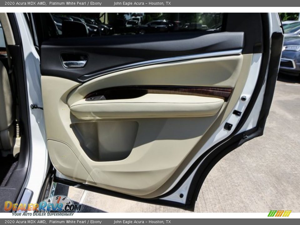 2020 Acura MDX AWD Platinum White Pearl / Ebony Photo #21