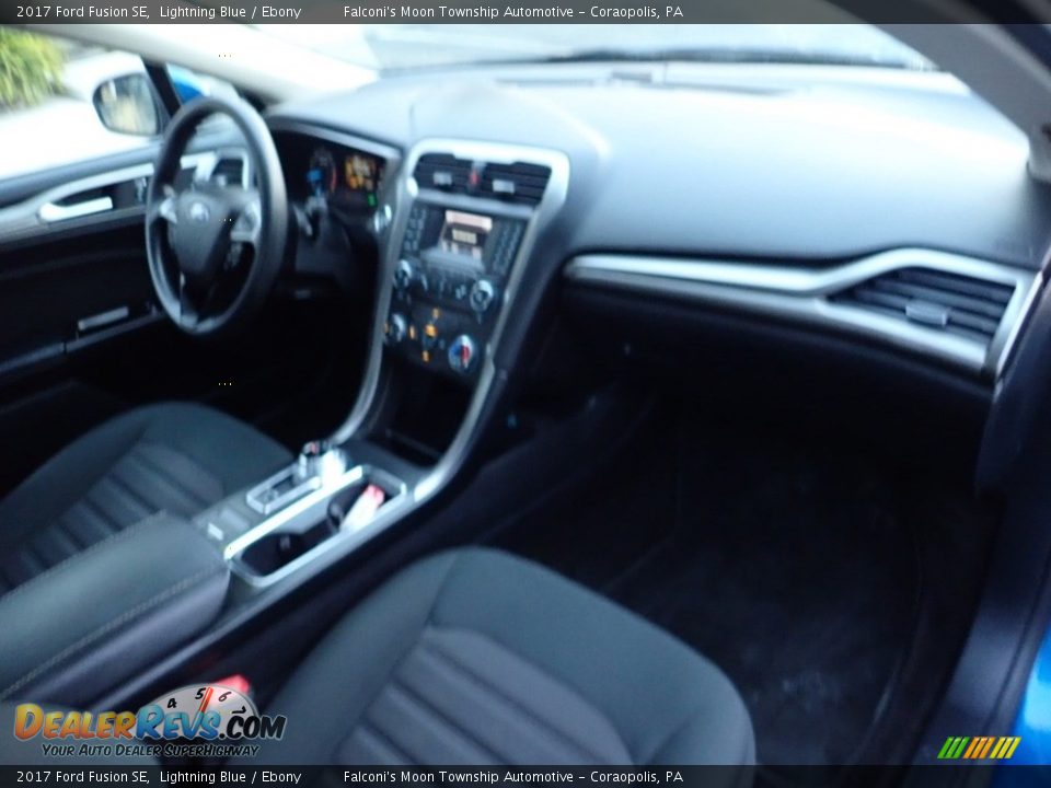 2017 Ford Fusion SE Lightning Blue / Ebony Photo #12