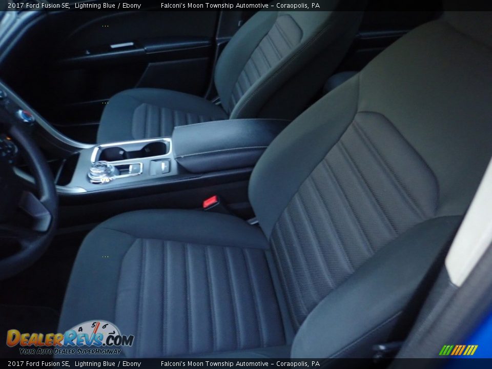 2017 Ford Fusion SE Lightning Blue / Ebony Photo #16