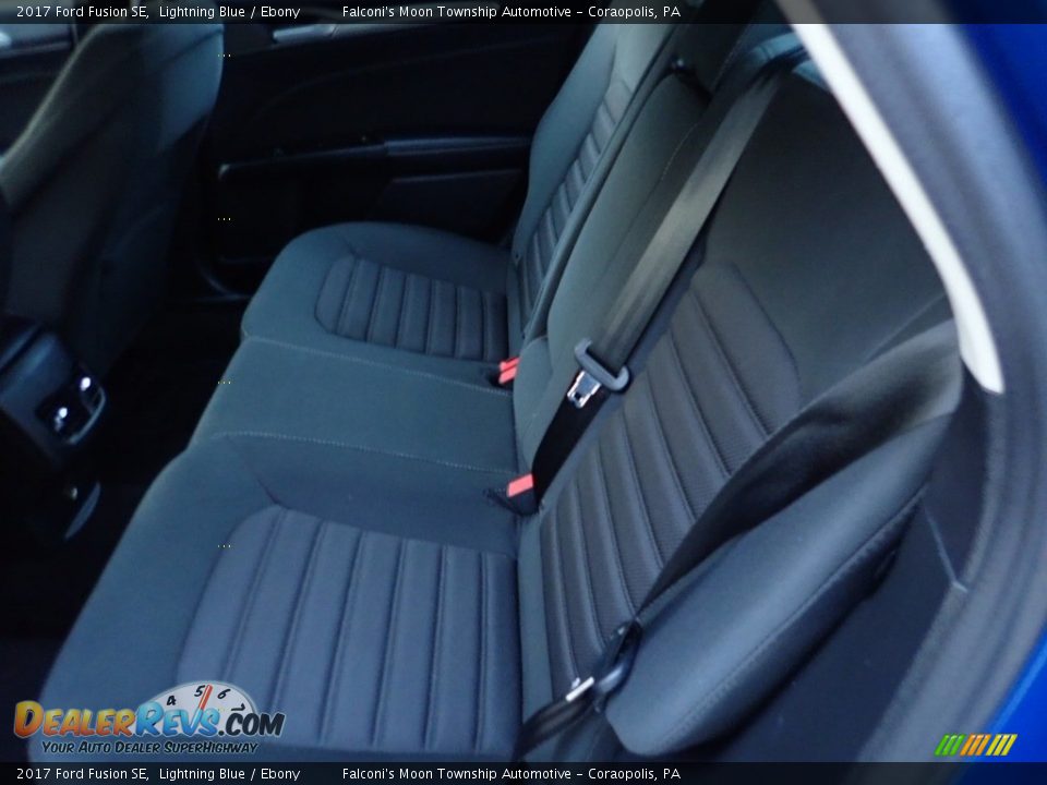 2017 Ford Fusion SE Lightning Blue / Ebony Photo #17