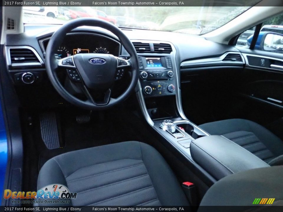 2017 Ford Fusion SE Lightning Blue / Ebony Photo #18