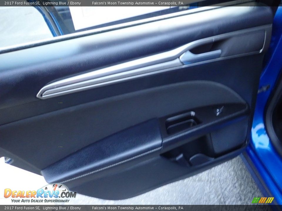 2017 Ford Fusion SE Lightning Blue / Ebony Photo #19