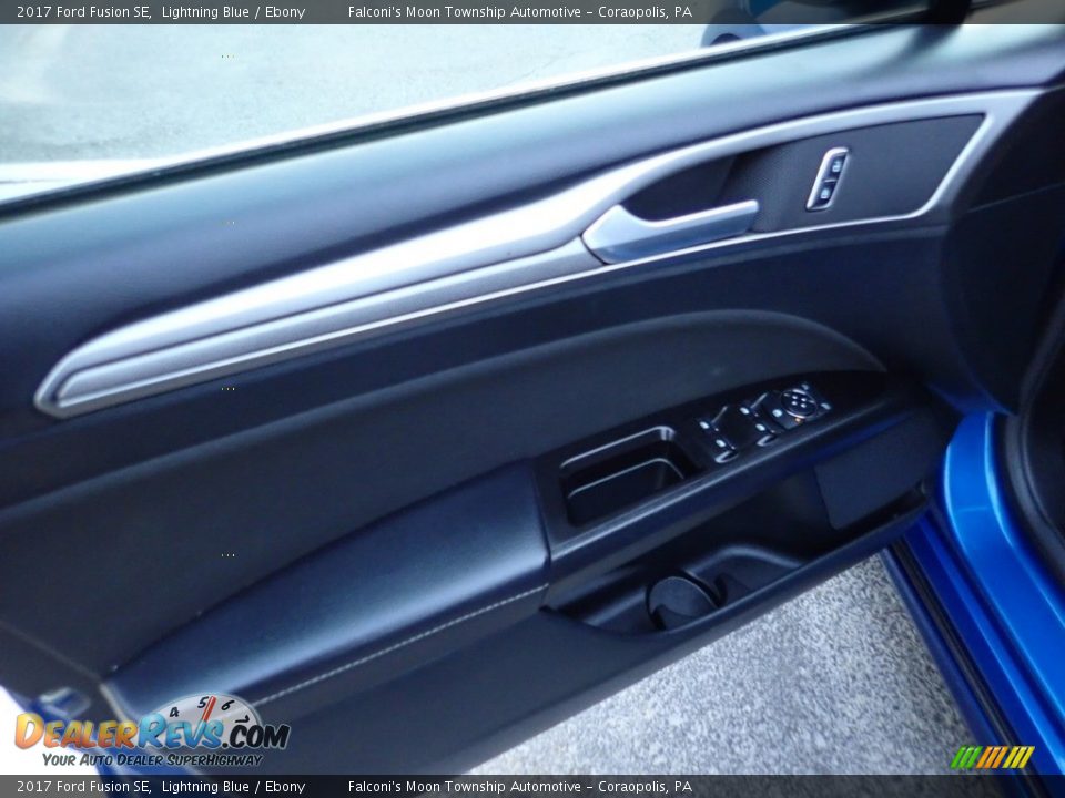 2017 Ford Fusion SE Lightning Blue / Ebony Photo #20