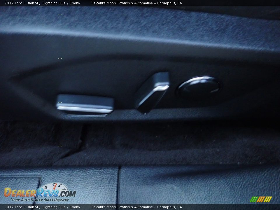 2017 Ford Fusion SE Lightning Blue / Ebony Photo #21
