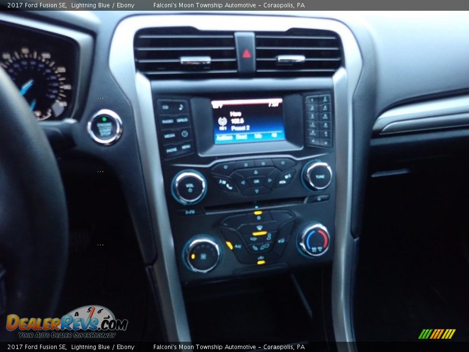 2017 Ford Fusion SE Lightning Blue / Ebony Photo #22