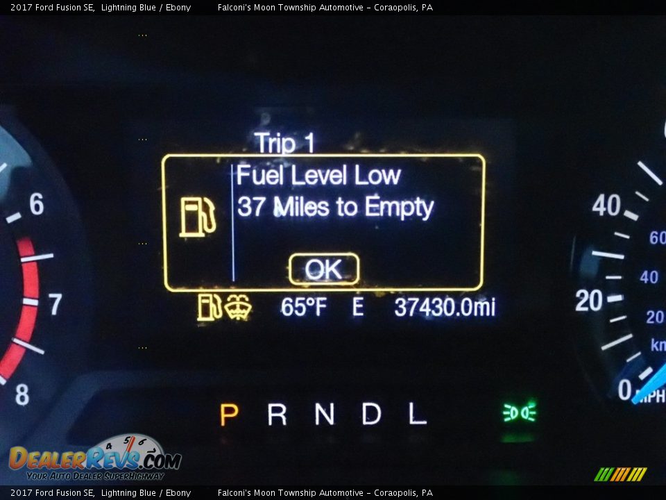 2017 Ford Fusion SE Lightning Blue / Ebony Photo #24