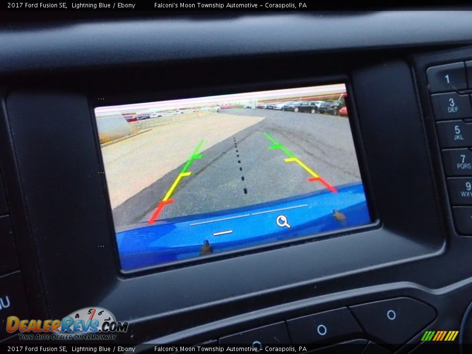 2017 Ford Fusion SE Lightning Blue / Ebony Photo #25
