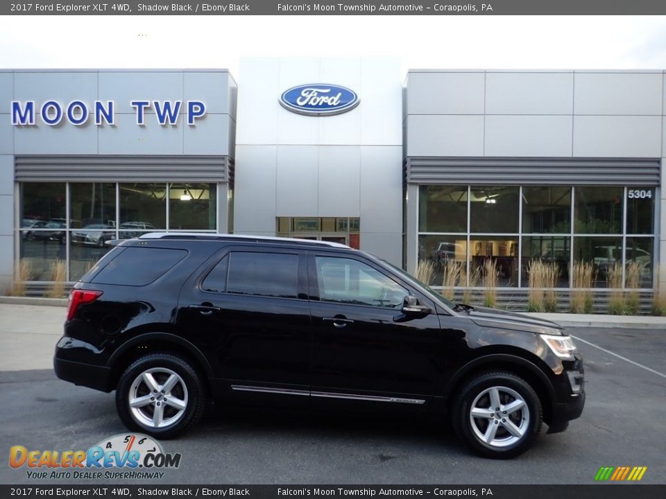 2017 Ford Explorer XLT 4WD Shadow Black / Ebony Black Photo #1