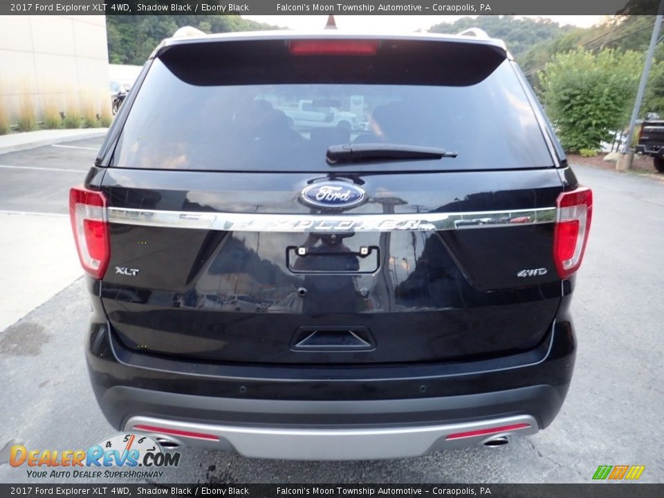 2017 Ford Explorer XLT 4WD Shadow Black / Ebony Black Photo #3