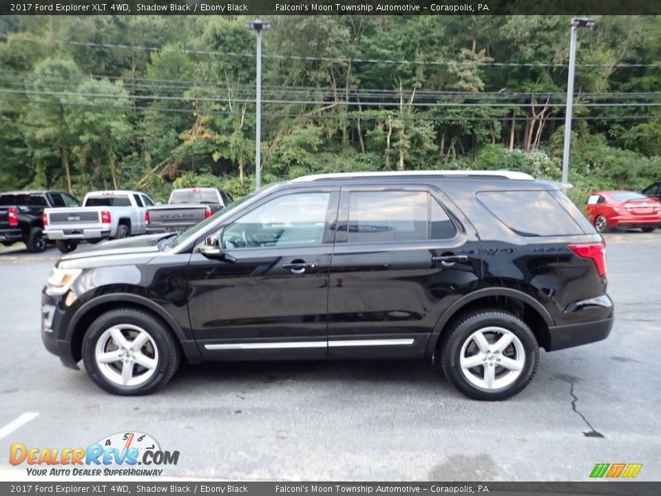 2017 Ford Explorer XLT 4WD Shadow Black / Ebony Black Photo #6