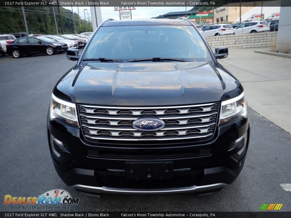 2017 Ford Explorer XLT 4WD Shadow Black / Ebony Black Photo #8