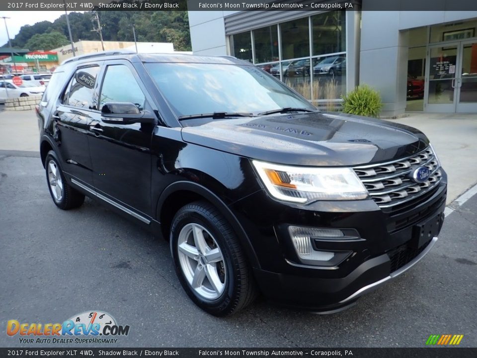 2017 Ford Explorer XLT 4WD Shadow Black / Ebony Black Photo #9