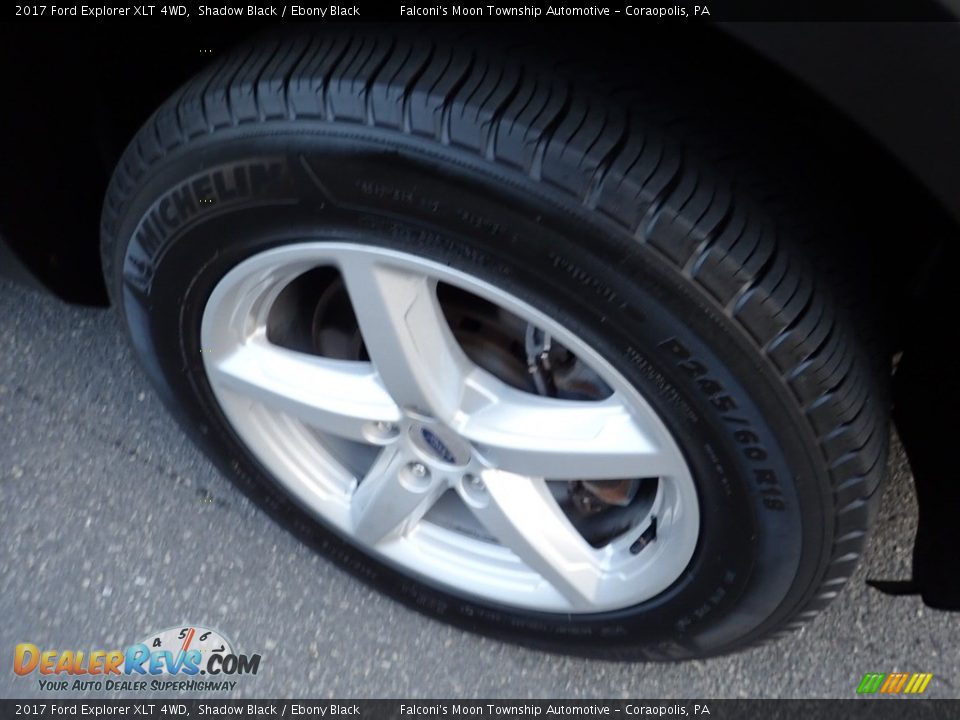 2017 Ford Explorer XLT 4WD Shadow Black / Ebony Black Photo #10