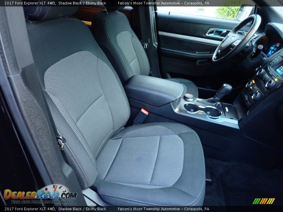 2017 Ford Explorer XLT 4WD Shadow Black / Ebony Black Photo #11
