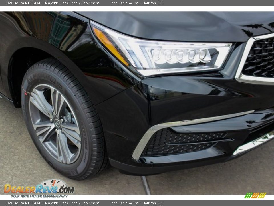 2020 Acura MDX AWD Majestic Black Pearl / Parchment Photo #9