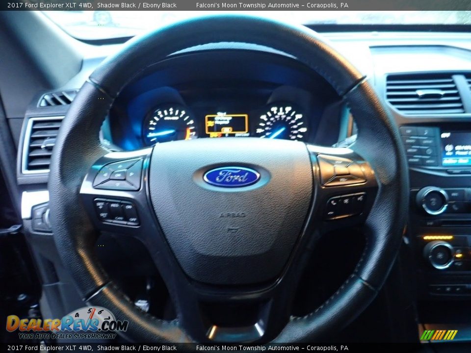 2017 Ford Explorer XLT 4WD Shadow Black / Ebony Black Photo #21