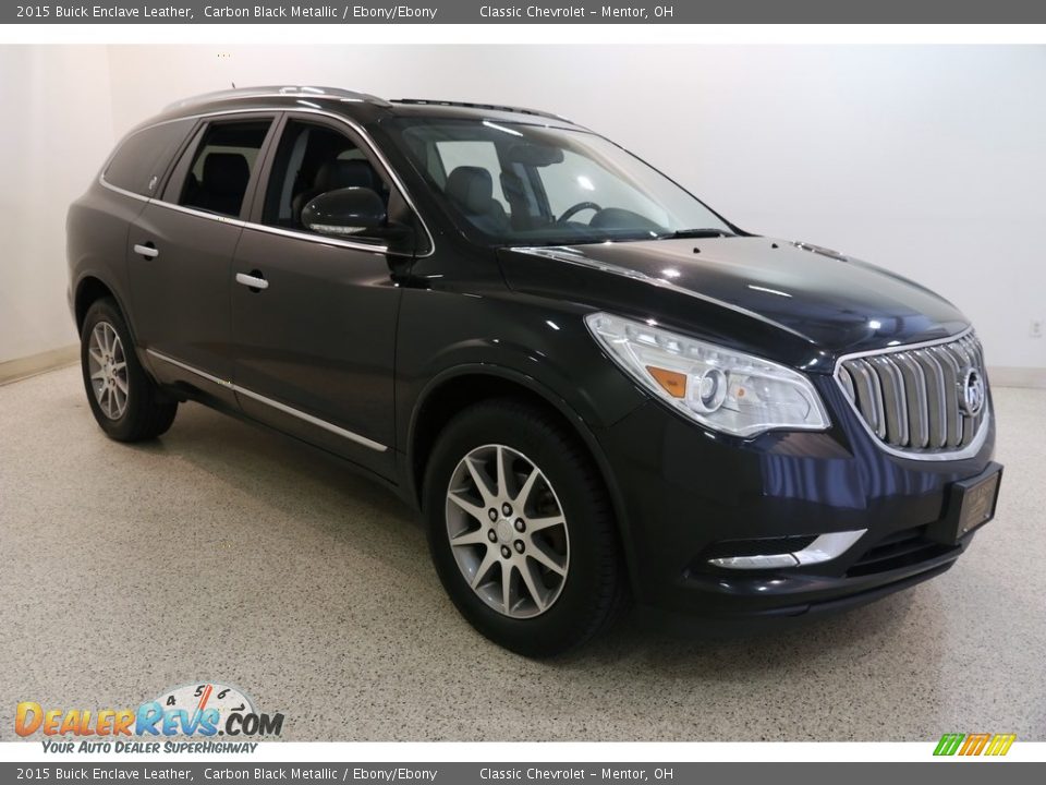 2015 Buick Enclave Leather Carbon Black Metallic / Ebony/Ebony Photo #1