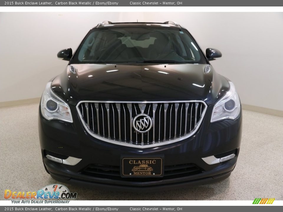 2015 Buick Enclave Leather Carbon Black Metallic / Ebony/Ebony Photo #2