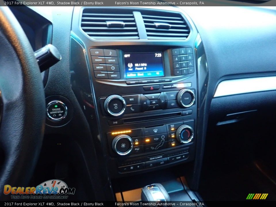 2017 Ford Explorer XLT 4WD Shadow Black / Ebony Black Photo #22