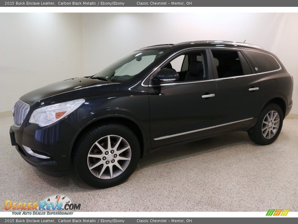 2015 Buick Enclave Leather Carbon Black Metallic / Ebony/Ebony Photo #3