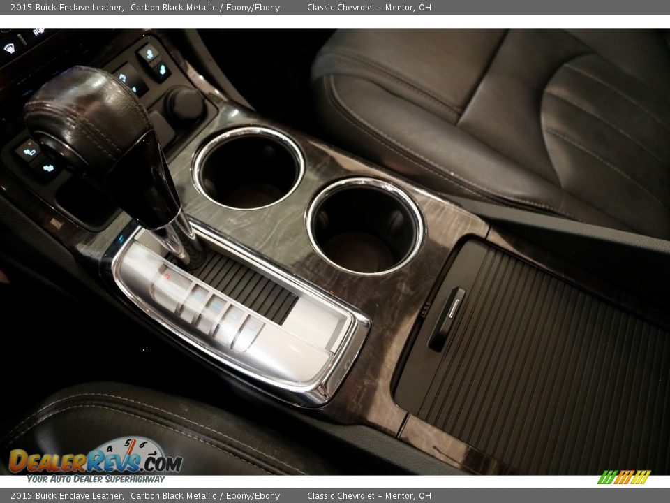 2015 Buick Enclave Leather Carbon Black Metallic / Ebony/Ebony Photo #14