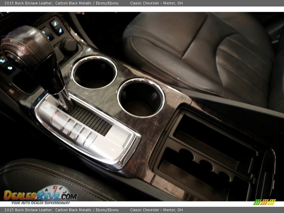 2015 Buick Enclave Leather Carbon Black Metallic / Ebony/Ebony Photo #15