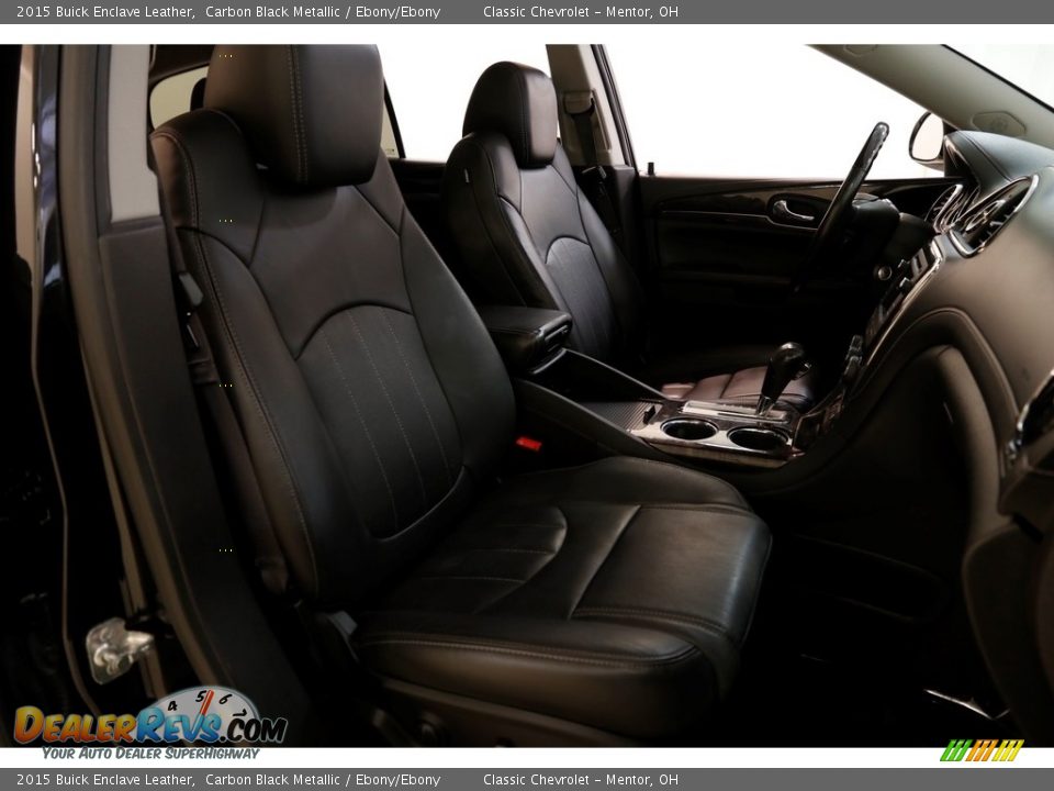 2015 Buick Enclave Leather Carbon Black Metallic / Ebony/Ebony Photo #16