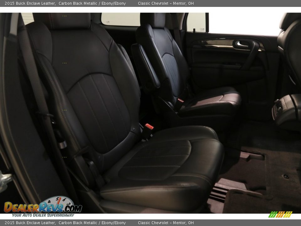 2015 Buick Enclave Leather Carbon Black Metallic / Ebony/Ebony Photo #17