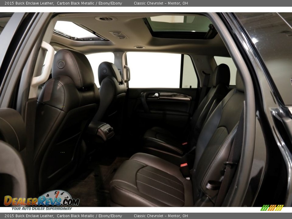 2015 Buick Enclave Leather Carbon Black Metallic / Ebony/Ebony Photo #18