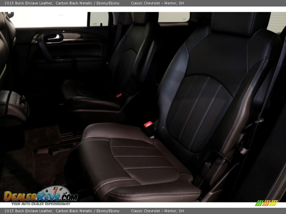 2015 Buick Enclave Leather Carbon Black Metallic / Ebony/Ebony Photo #19