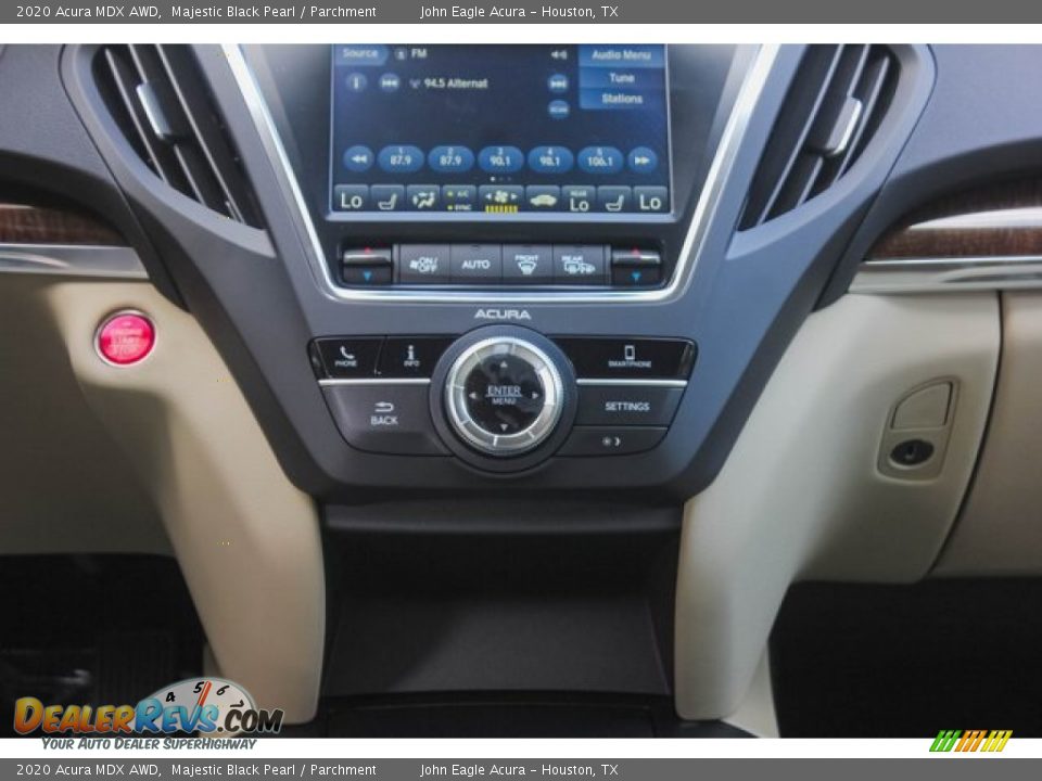 2020 Acura MDX AWD Majestic Black Pearl / Parchment Photo #31