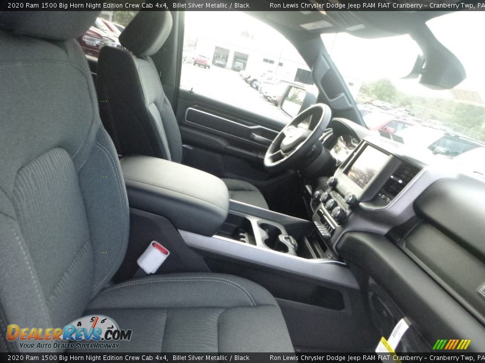 2020 Ram 1500 Big Horn Night Edition Crew Cab 4x4 Billet Silver Metallic / Black Photo #10