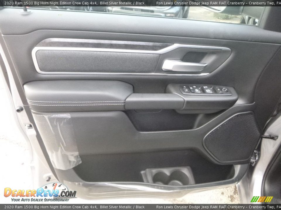 2020 Ram 1500 Big Horn Night Edition Crew Cab 4x4 Billet Silver Metallic / Black Photo #14