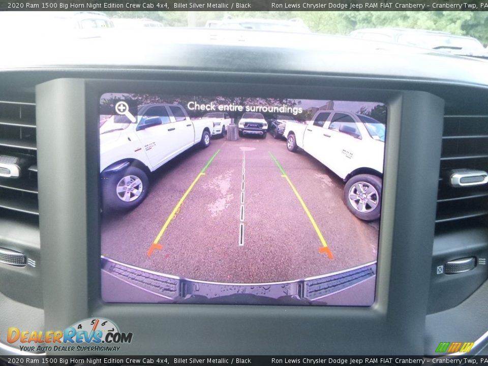 2020 Ram 1500 Big Horn Night Edition Crew Cab 4x4 Billet Silver Metallic / Black Photo #17
