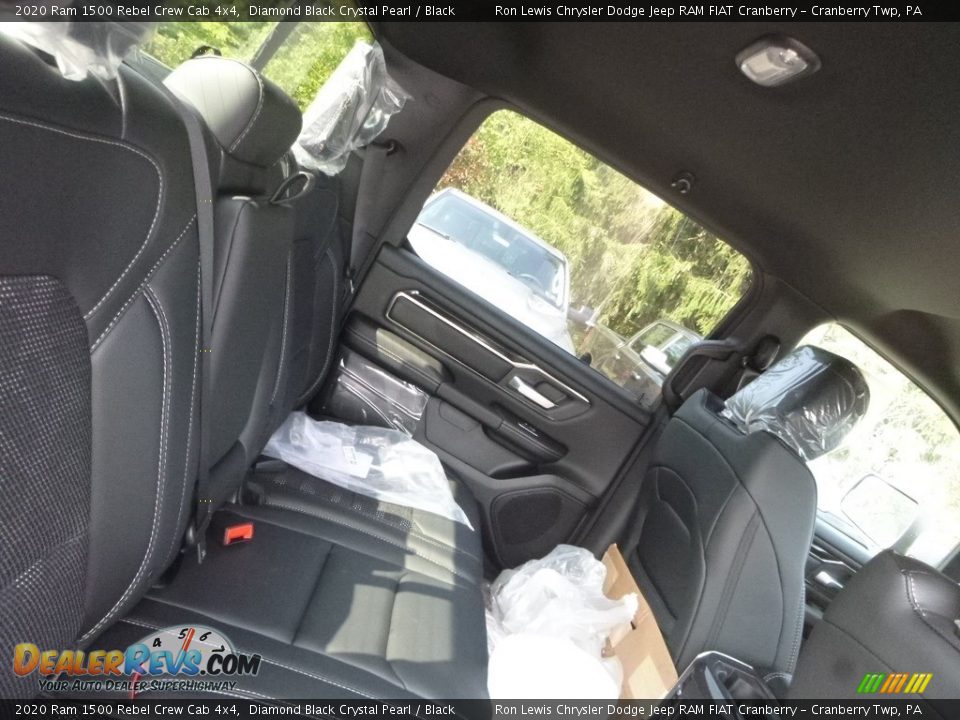 2020 Ram 1500 Rebel Crew Cab 4x4 Diamond Black Crystal Pearl / Black Photo #12
