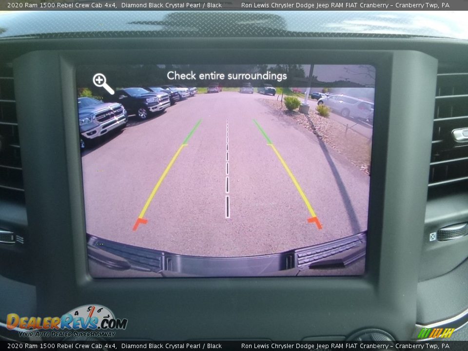 2020 Ram 1500 Rebel Crew Cab 4x4 Diamond Black Crystal Pearl / Black Photo #18