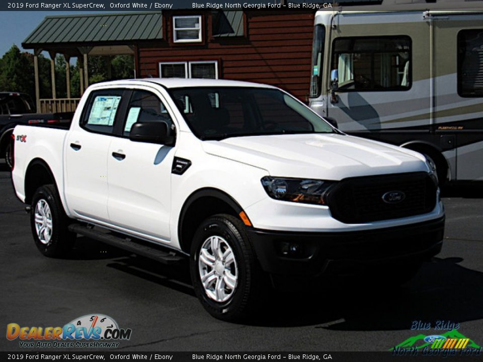 2019 Ford Ranger XL SuperCrew Oxford White / Ebony Photo #7