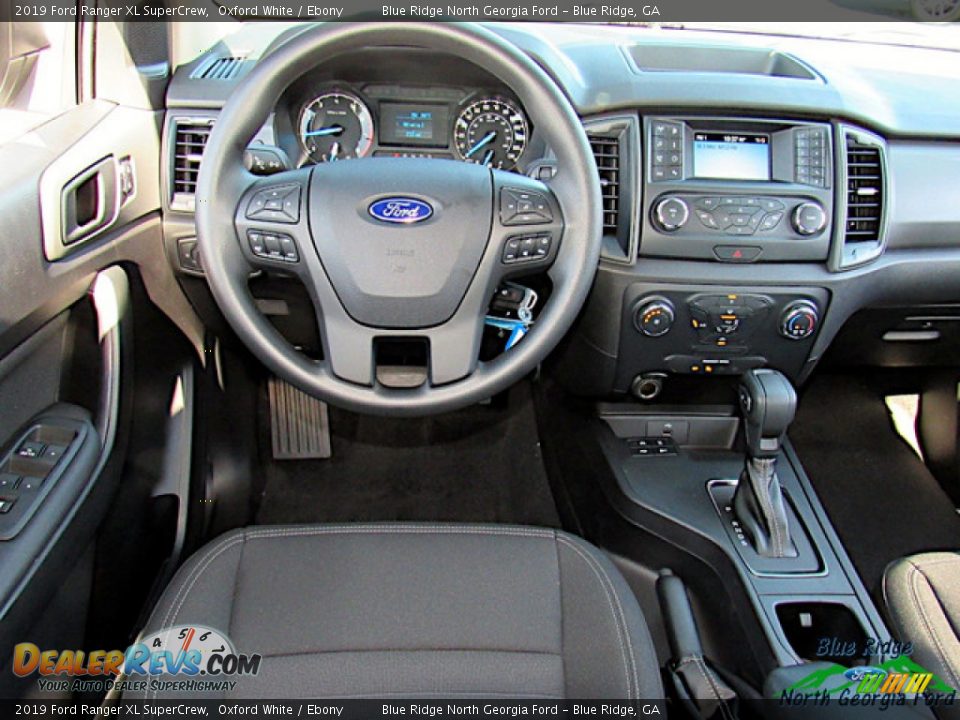 2019 Ford Ranger XL SuperCrew Oxford White / Ebony Photo #13