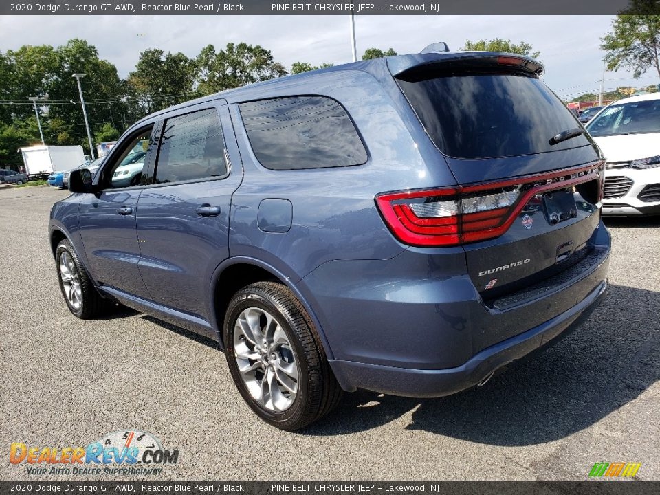 2020 Dodge Durango GT AWD Reactor Blue Pearl / Black Photo #4