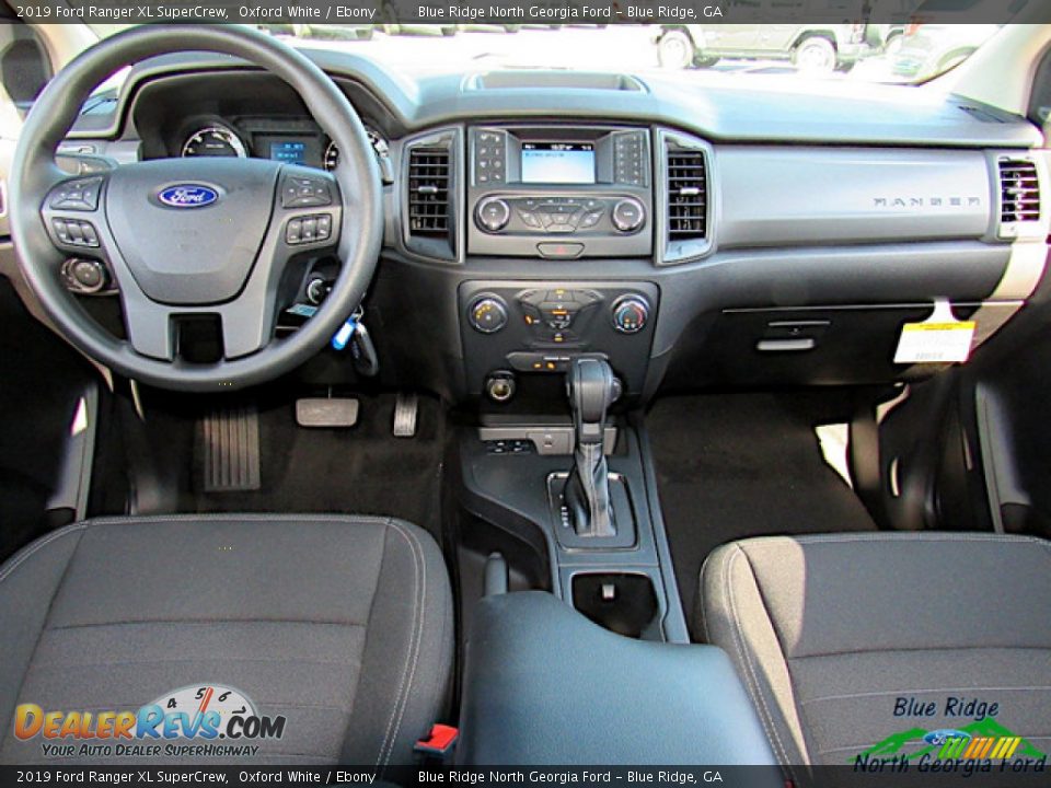 2019 Ford Ranger XL SuperCrew Oxford White / Ebony Photo #14