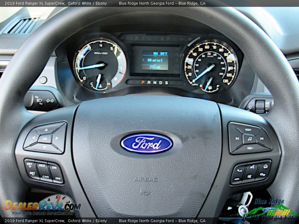 2019 Ford Ranger XL SuperCrew Oxford White / Ebony Photo #16