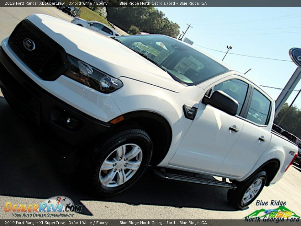 2019 Ford Ranger XL SuperCrew Oxford White / Ebony Photo #24