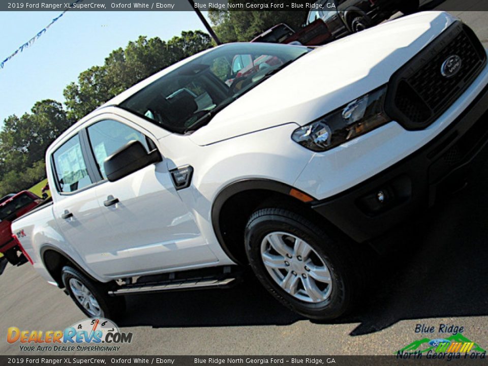 2019 Ford Ranger XL SuperCrew Oxford White / Ebony Photo #25