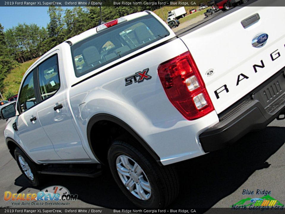 2019 Ford Ranger XL SuperCrew Oxford White / Ebony Photo #27