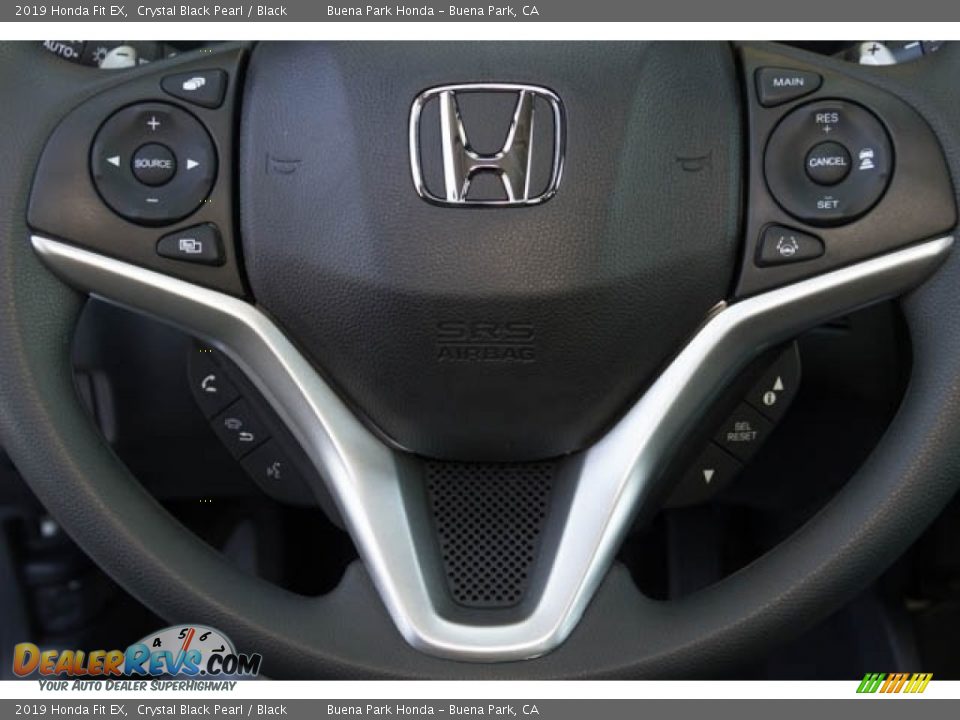2019 Honda Fit EX Crystal Black Pearl / Black Photo #24