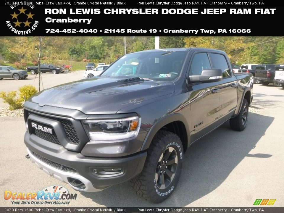 2020 Ram 1500 Rebel Crew Cab 4x4 Granite Crystal Metallic / Black Photo #1