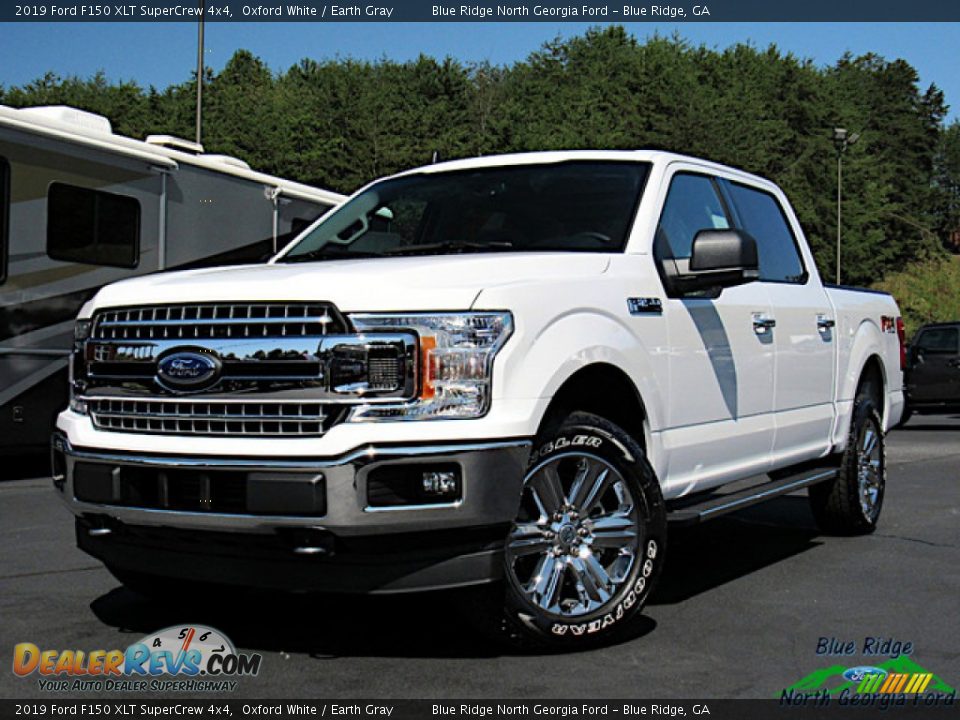 2019 Ford F150 XLT SuperCrew 4x4 Oxford White / Earth Gray Photo #1