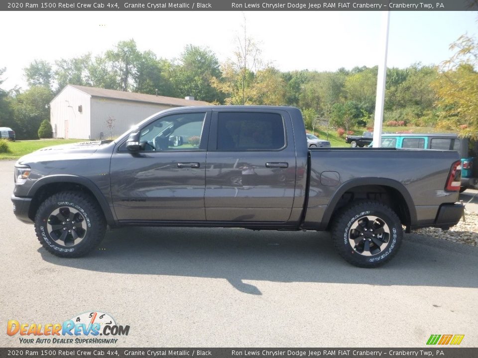 2020 Ram 1500 Rebel Crew Cab 4x4 Granite Crystal Metallic / Black Photo #3
