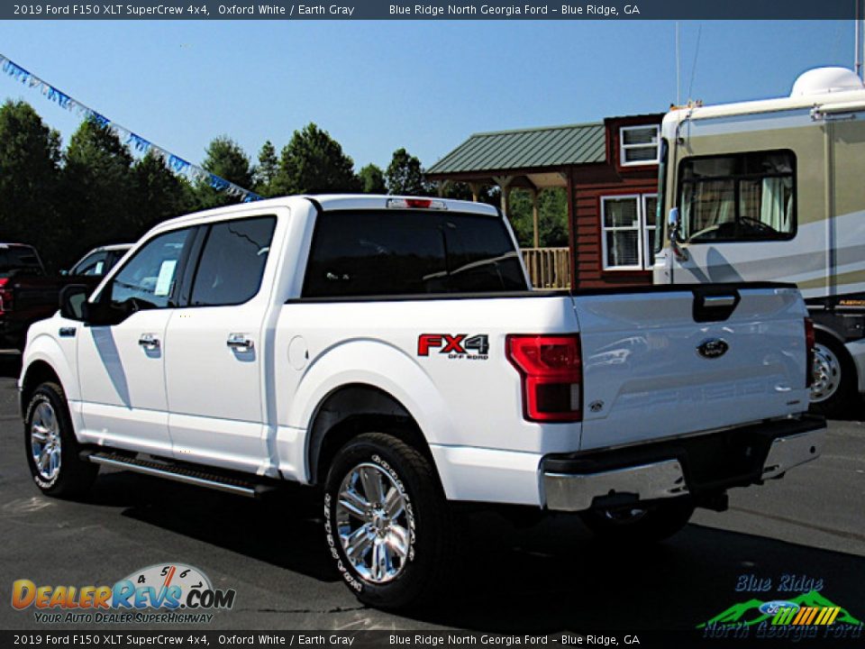 2019 Ford F150 XLT SuperCrew 4x4 Oxford White / Earth Gray Photo #3