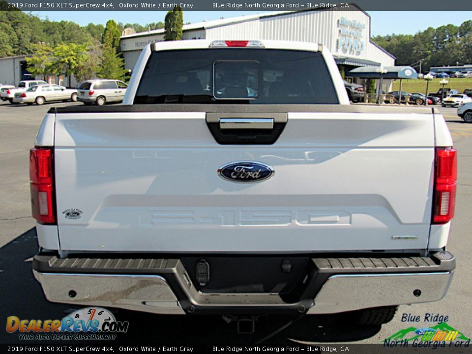 2019 Ford F150 XLT SuperCrew 4x4 Oxford White / Earth Gray Photo #4